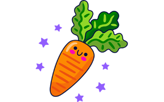 Carrots Sticker PNG