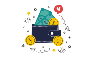 Cash Free Sticker PNG