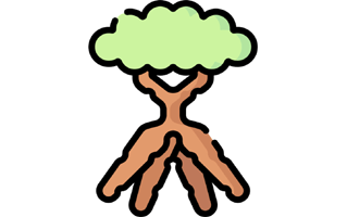 Cassava Root Sticker PNG