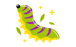 Caterpillar Free Sticker PNG