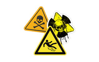 Cautious Sticker PNG