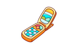 Cellular Phone Free Sticker PNG