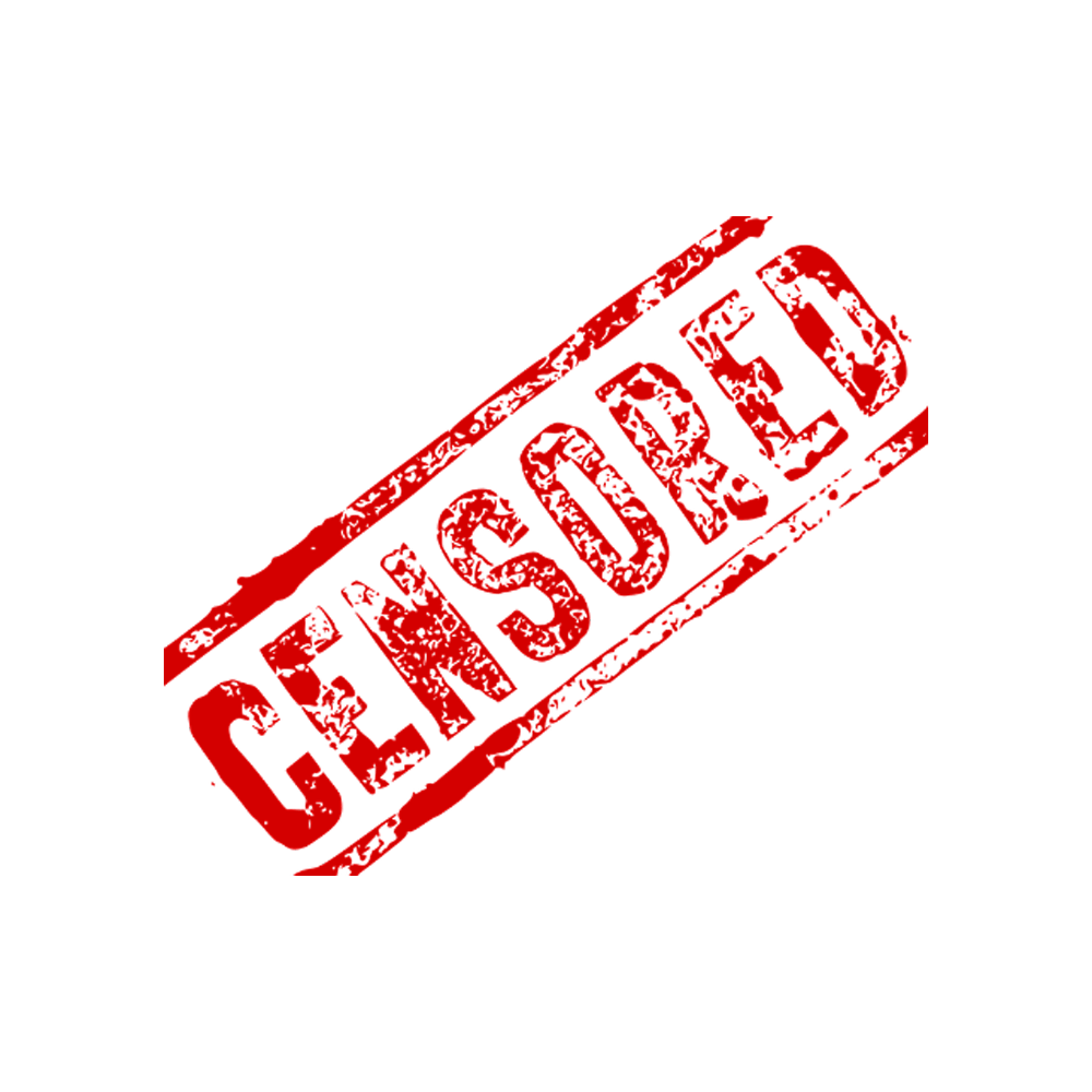 Censored Free Sticker Transparent Photo