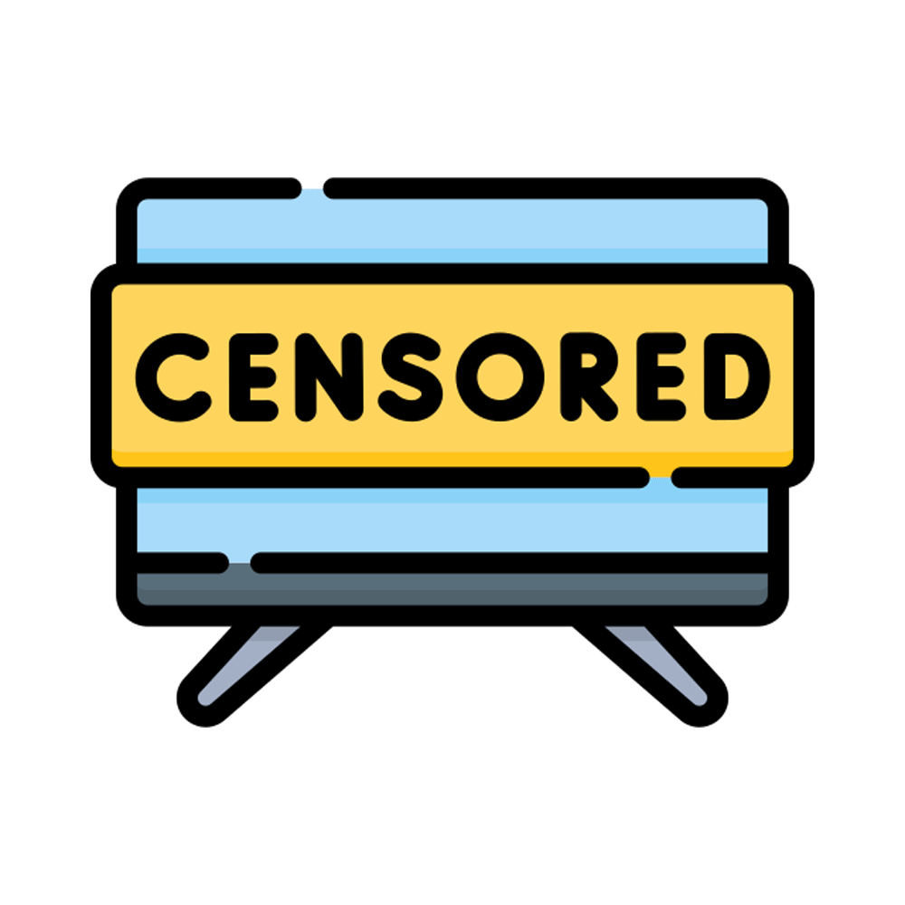 Censored Free Sticker Transparent Clipart