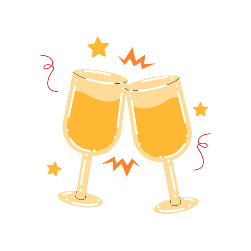 Cheers Free Sticker Transparent Picture