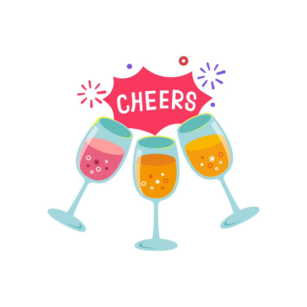Cheers Free Sticker Transparent Gallery