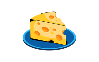 Cheese Sticker PNG