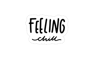 Chill Out Free Sticker PNG