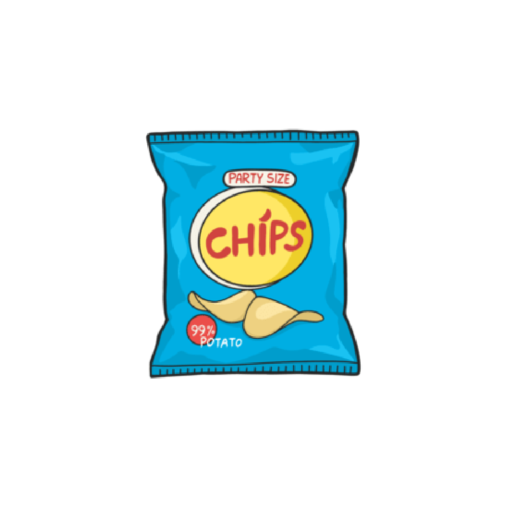 Chips Free Sticker Transparent Picture