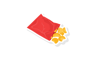Chips Sticker PNG