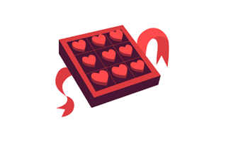 Chocolate Box Free Sticker PNG