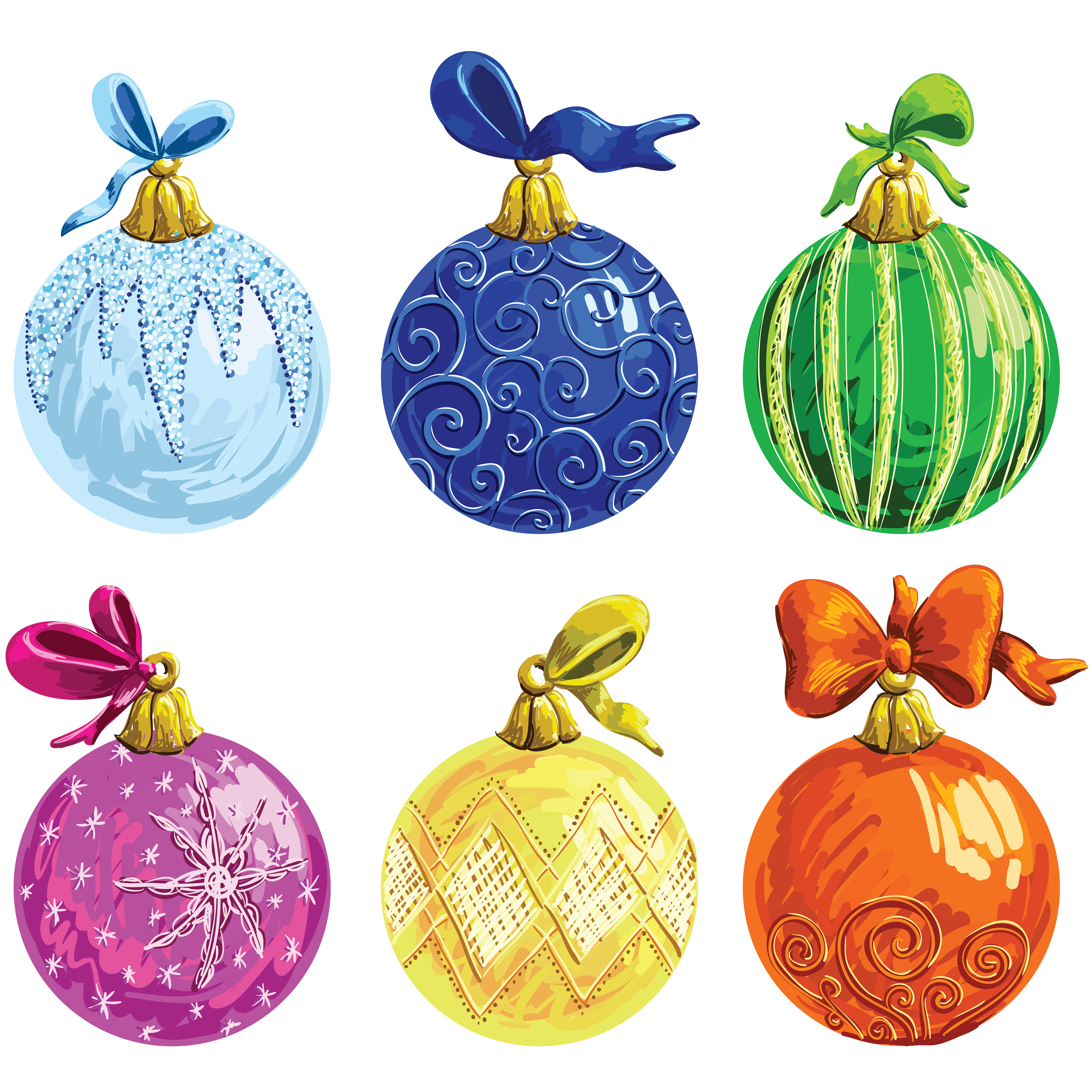 Christmas Baubles Transparent Gallery
