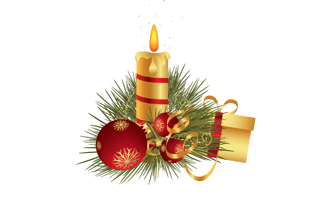 Christmas Candle PNG