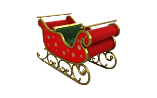 Christmas Sled PNG