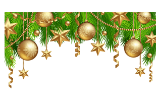 Christmas tinsel PNG