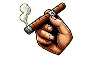 Cigar Free Sticker PNG