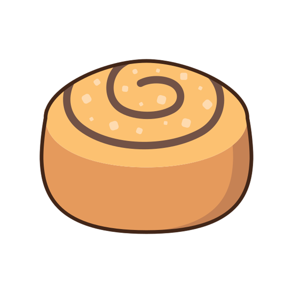 Cinnamon Roll Free Sticker Transparent Photo