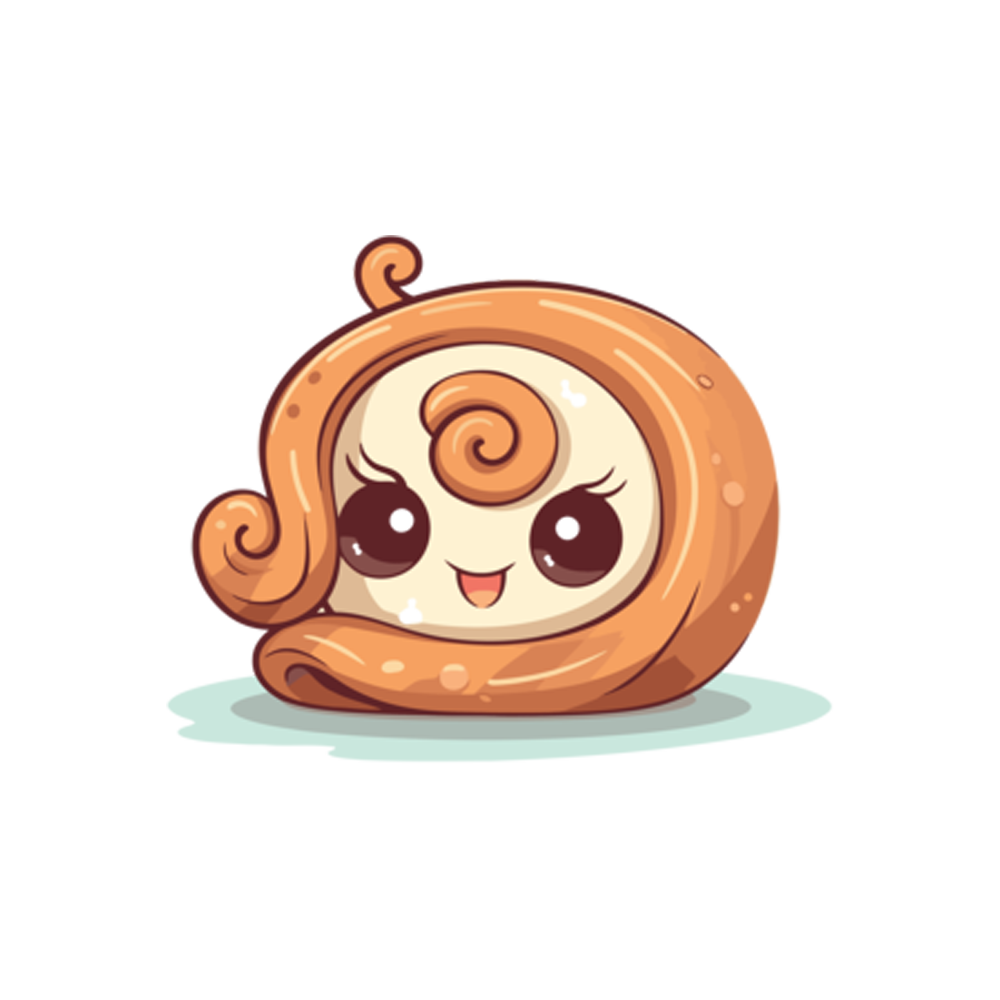 Cinnamon Roll Free Sticker Transparent Picture