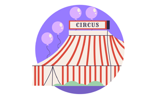 Circus Sticker PNG
