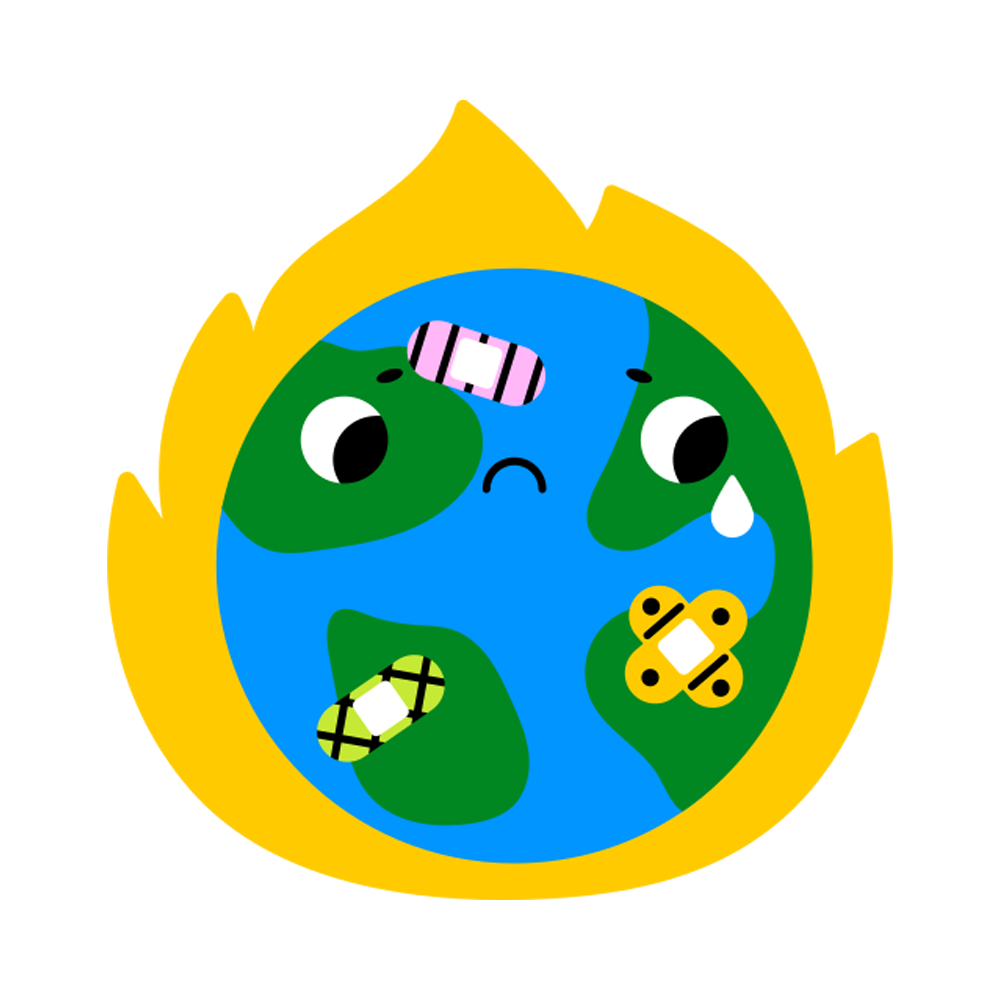 Climate Change Free Sticker Transparent Image
