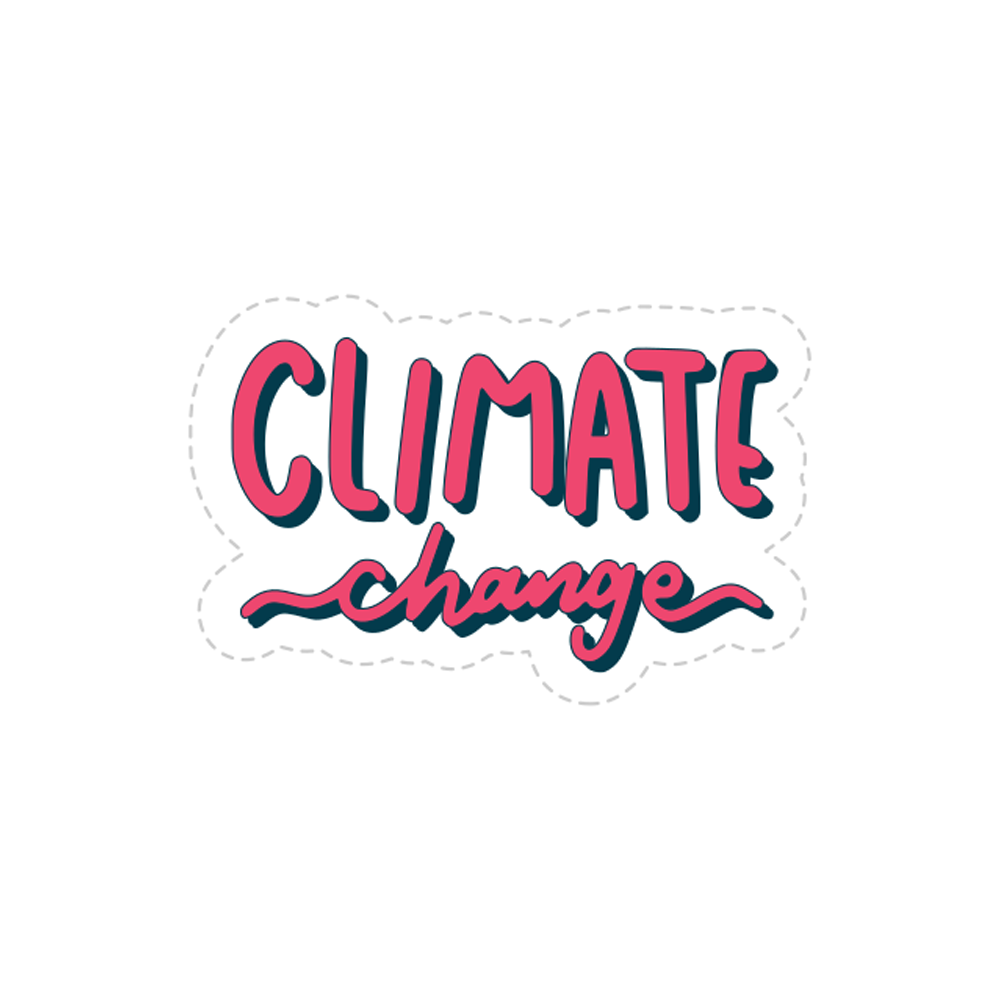 Climate Change Free Sticker Transparent Clipart