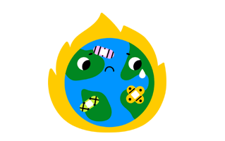 Climate Change Free Sticker PNG