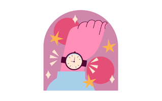 Clock Hands Stickers PNG