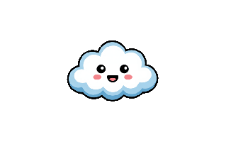 Cloudy Free Sticker PNG