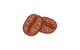 Coffee Beans Free Sticker PNG