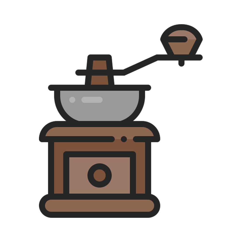Coffee Grinder Free Sticker Transparent Image
