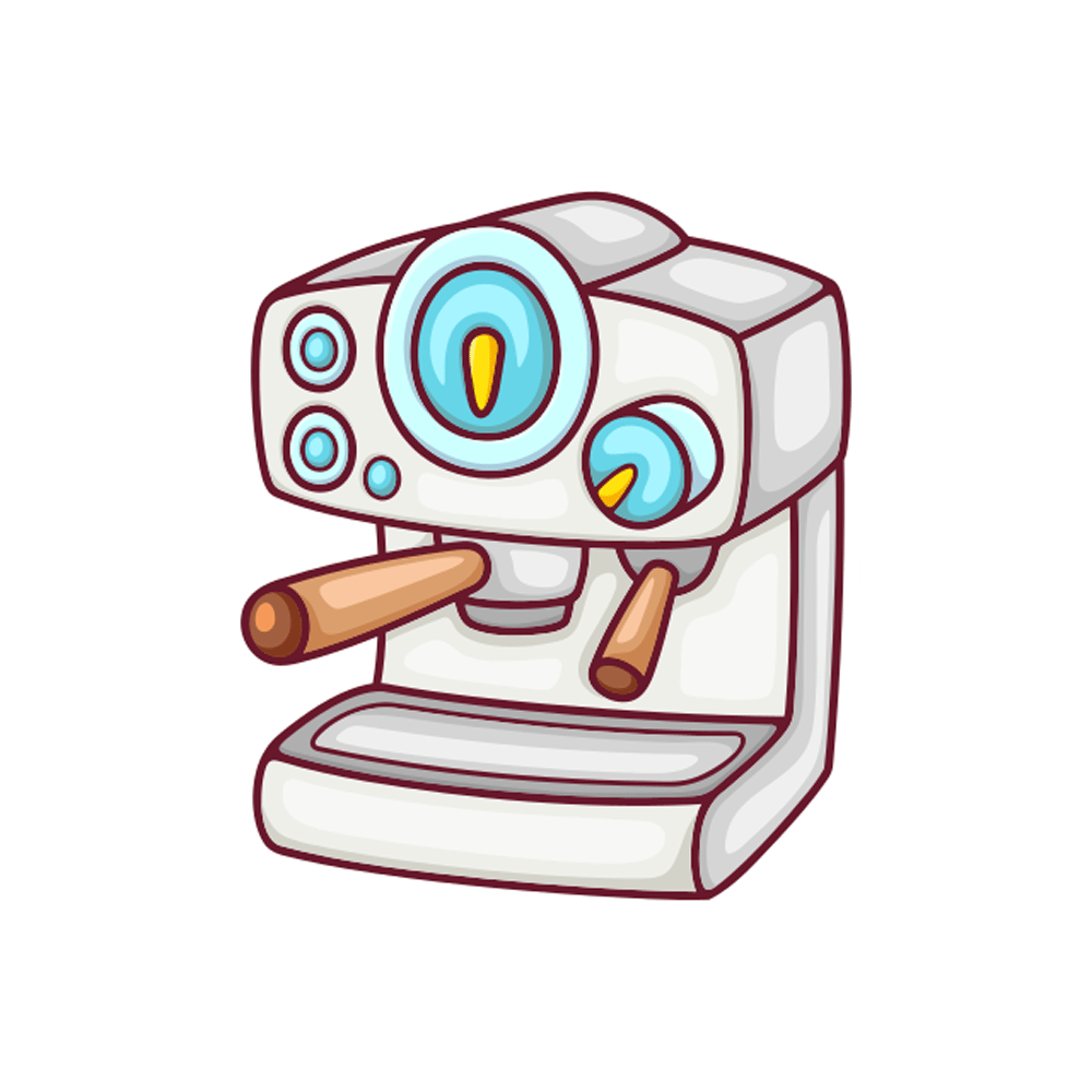 Coffee Grinder Free Sticker Transparent Picture