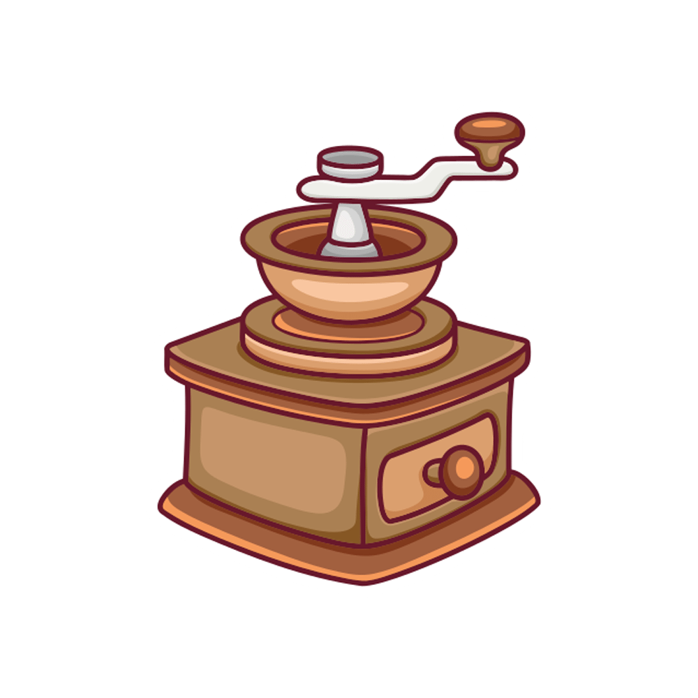 Coffee Grinder Free Sticker Transparent Gallery