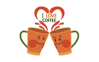 Coffee Lover Sticker PNG