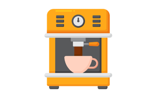 Coffee Machine Free Sticker PNG