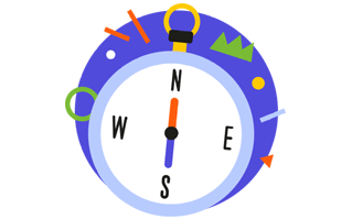 Compass Free Sticker PNG