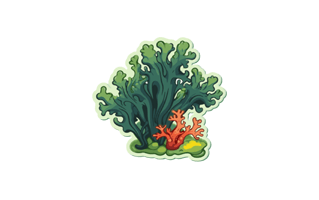 Coral Free Sticker PNG