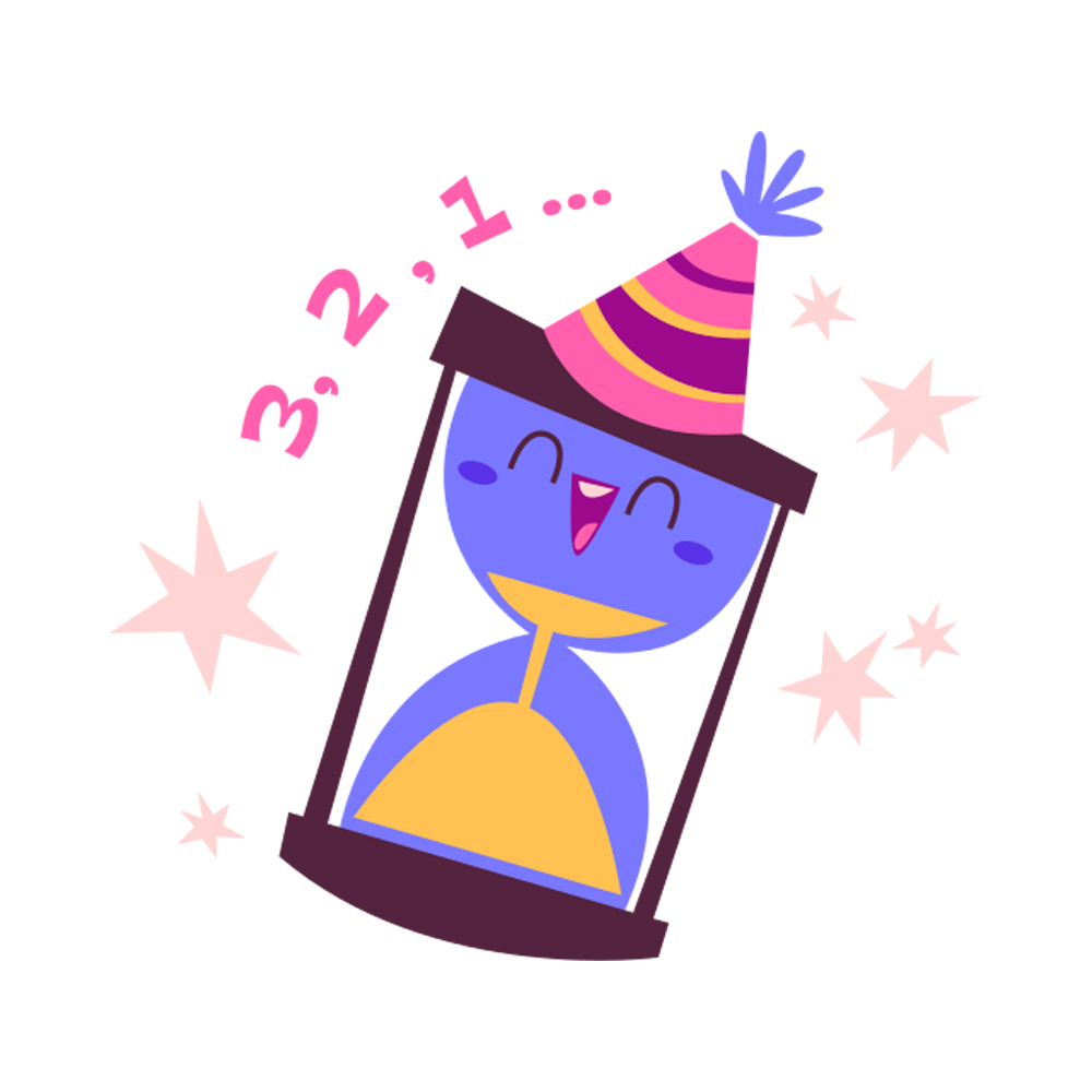 Countdown Free Sticker Transparent Clipart