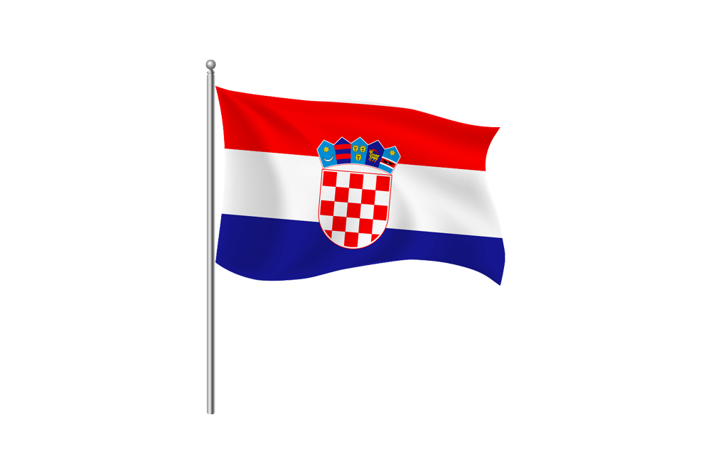 Croatia Flag Transparent Image