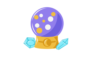 Crystal Ball Free Sticker PNG