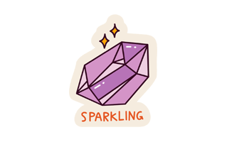 Crystal Sticker PNG