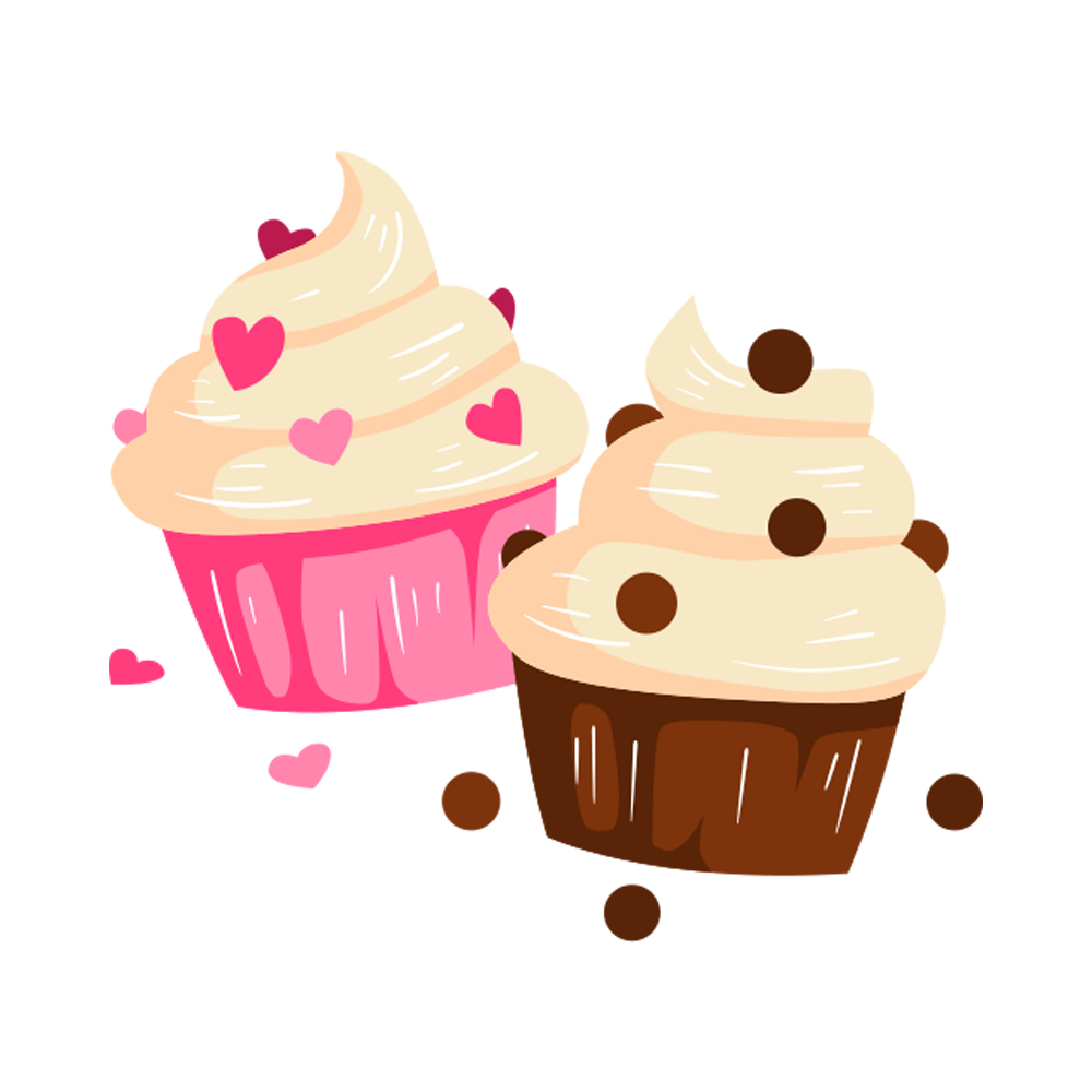 Cupcakes Free Sticker Transparent Clipart