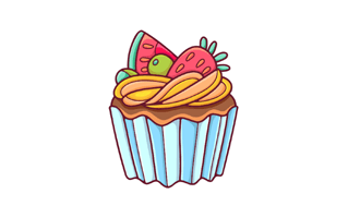 Cupcakes Free Sticker PNG