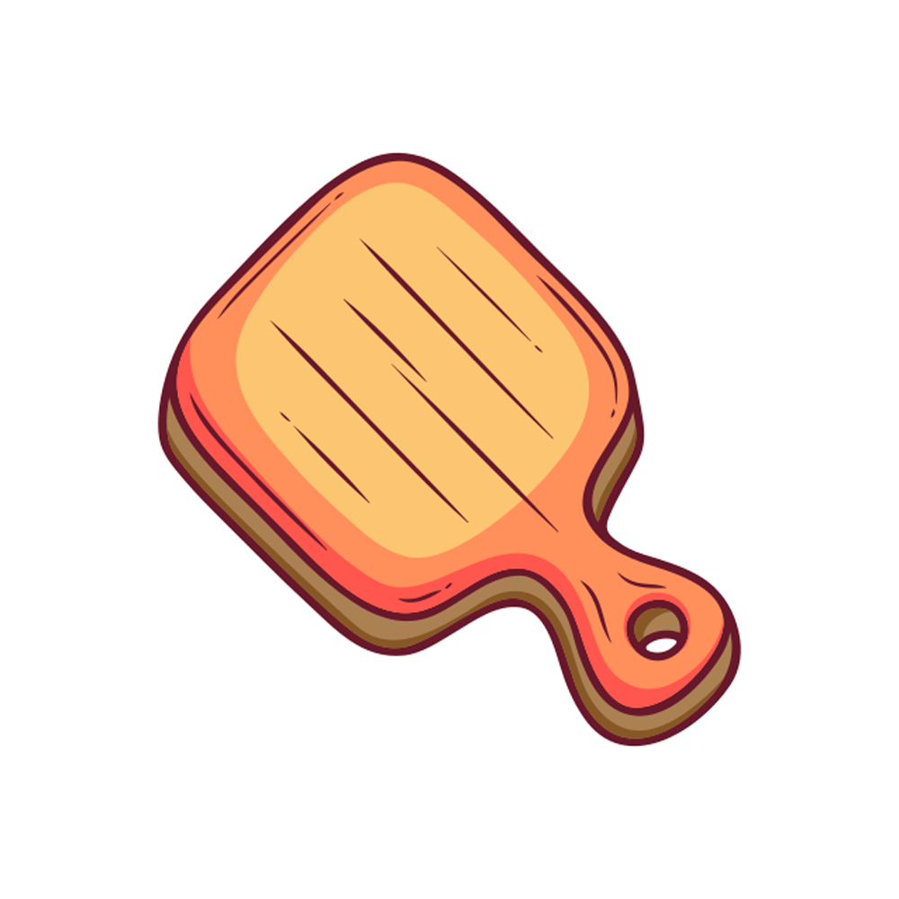 Cutting Board Free Sticker Transparent Image