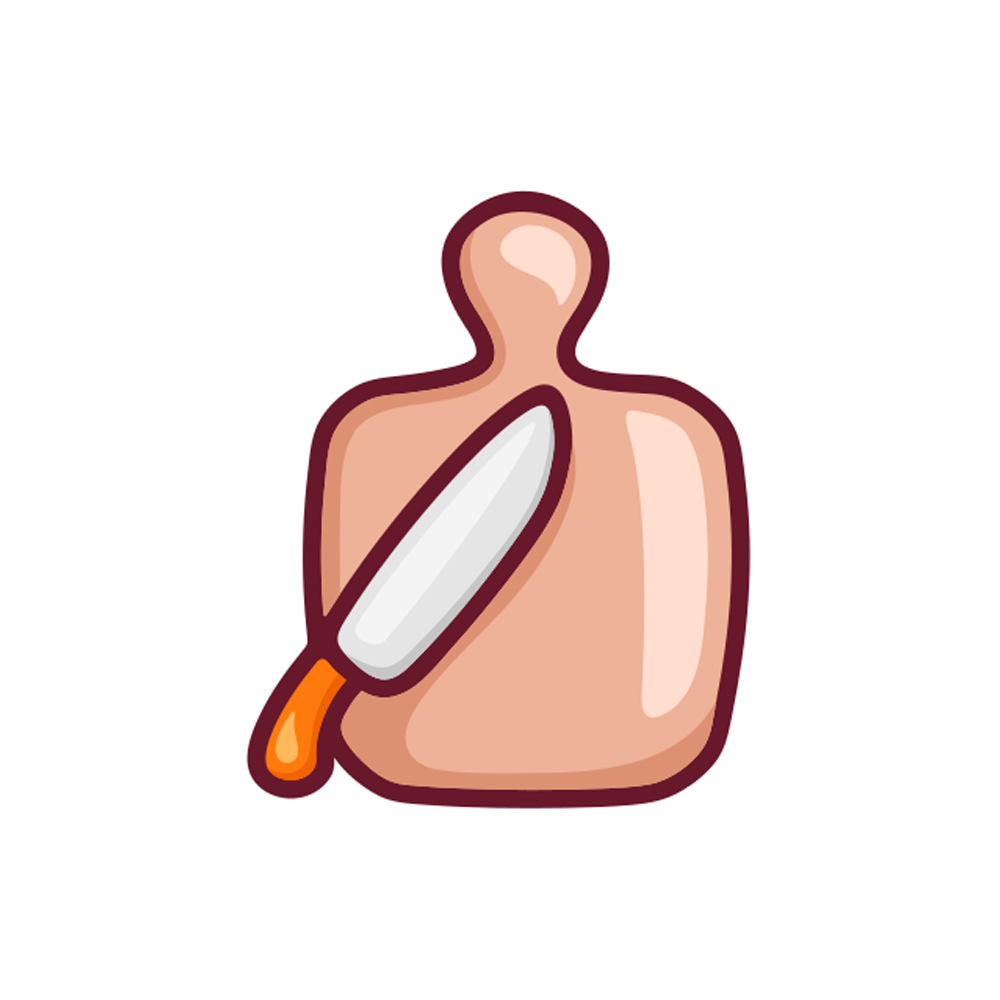 Cutting Board Free Sticker Transparent Clipart