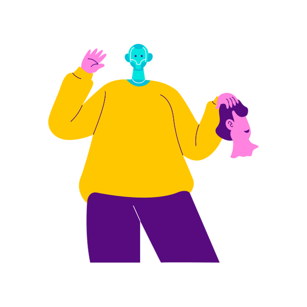Cyborg Free Sticker Transparent Image