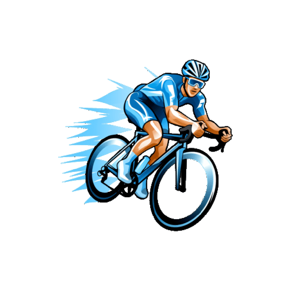 Cyclist Sticker Photo Transparent Clipart
