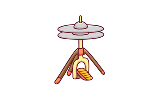 Cymbal Free Sticker PNG