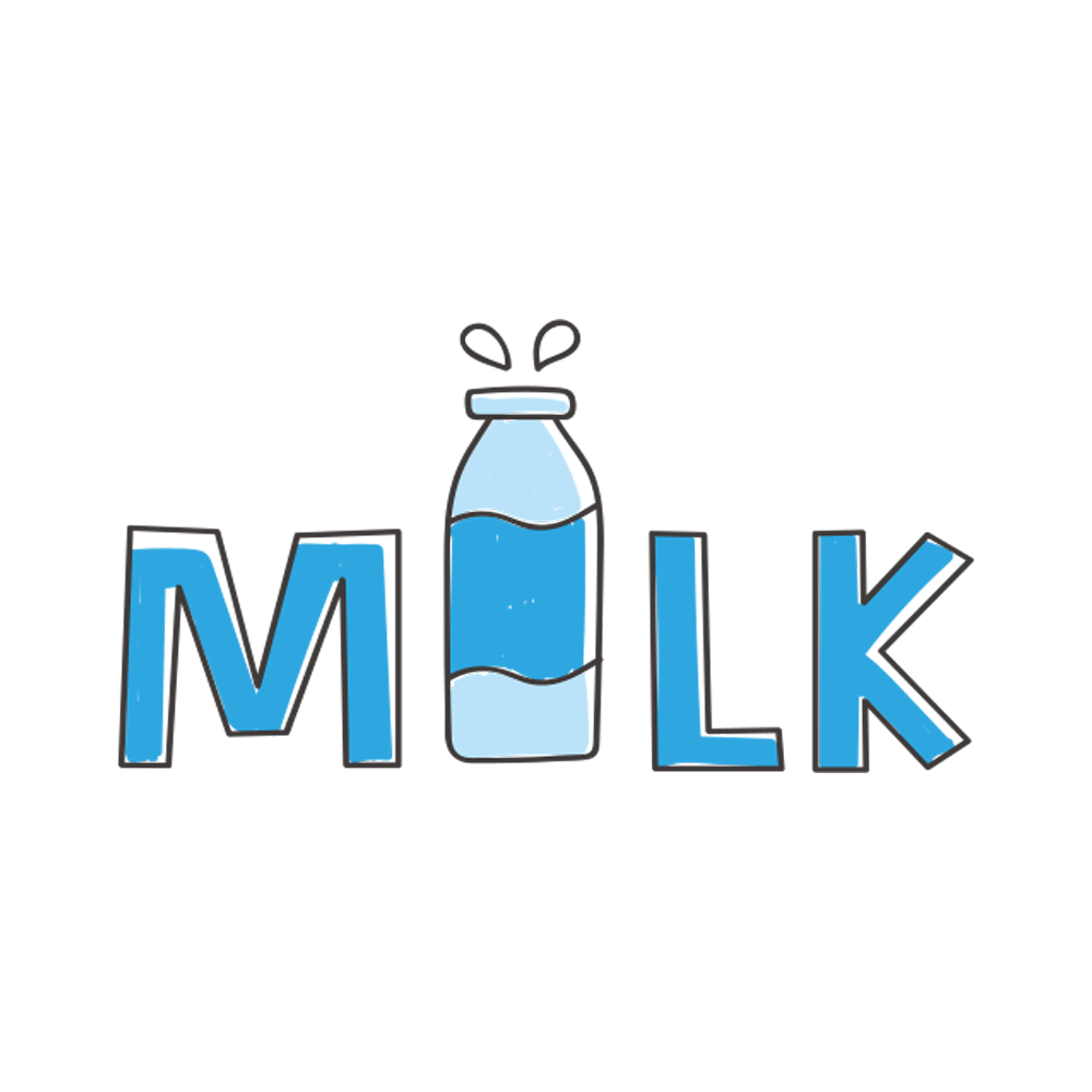 Dairy Sticker Transparent Picture