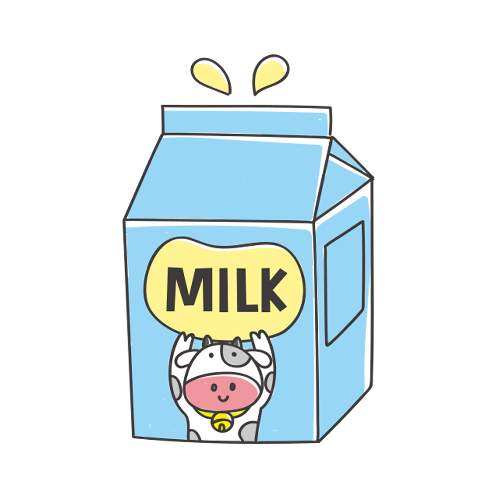 Dairy Sticker Transparent Clipart