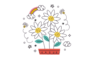 Daisy Free Sticker PNG